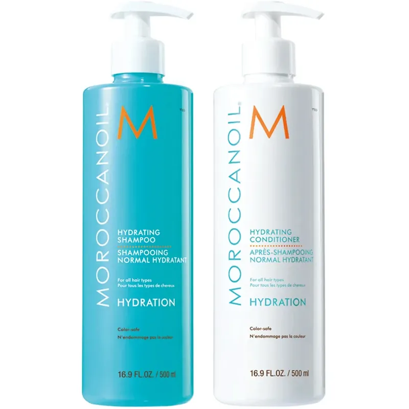 MoroccanoilHydrating SetShampoo + Conditioner 500 ml 1000 ml Alennettu Hinta