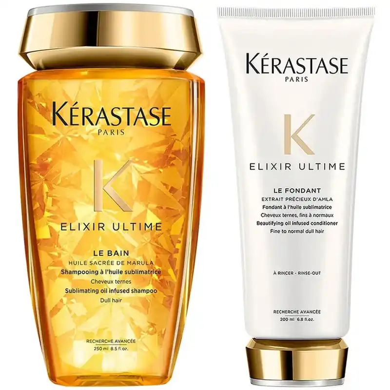 KérastaseElixir Ultime SetShampoo 250 ml + Conditioner 200 ml 450 ml Viikonlopputarjous