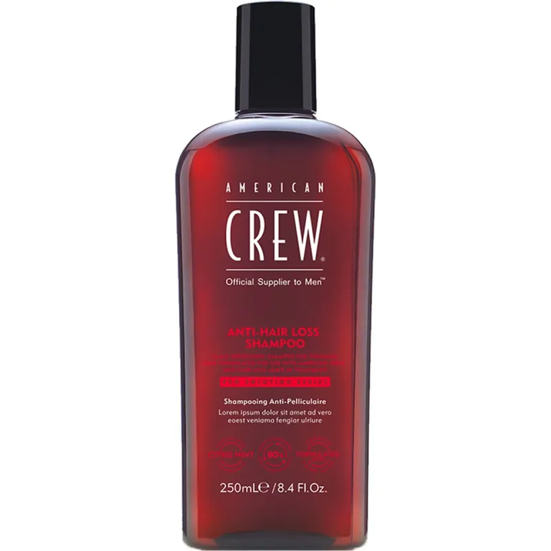 Tukkuhinta American CrewHair&Body Anti-Hairloss Shampoo 250 ml