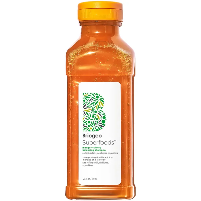 BriogeoSuperfoods Mango + Cherry Balancing Shampoo 365 ml Alennettu Hinta