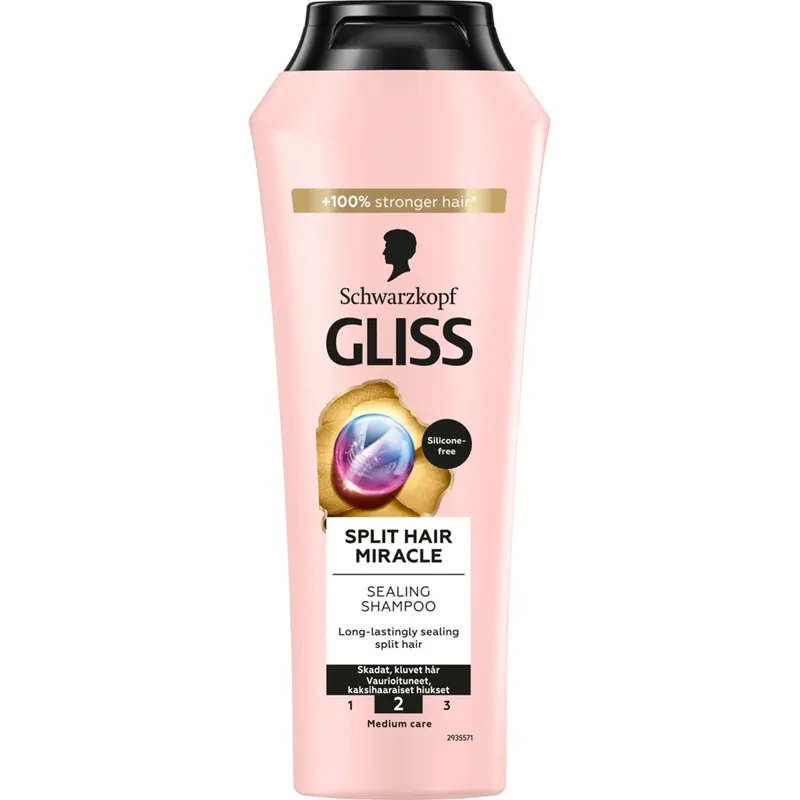 Viikonlopputarjous SchwarzkopfGliss Sealing Shampoo Split Hair Miraclefor Damaged Hair & Split Hair 250 ml