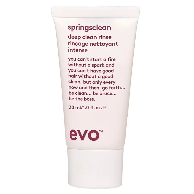 Pikatoimitus EvoSpring Clean Deep Clean RinseShampoo 30 ml