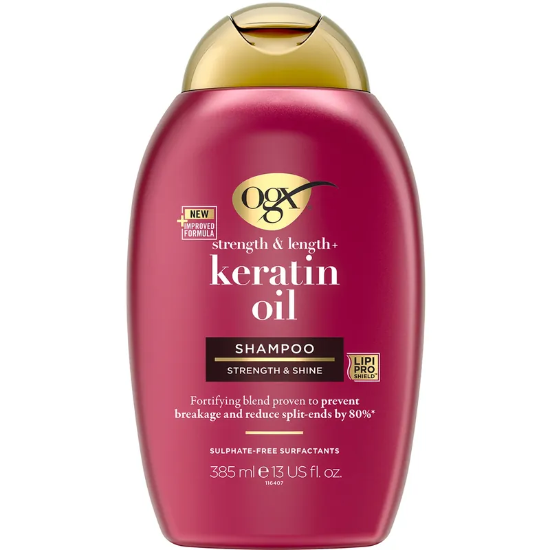 Alennettu OGXKeratin OilShampoo 385 ml