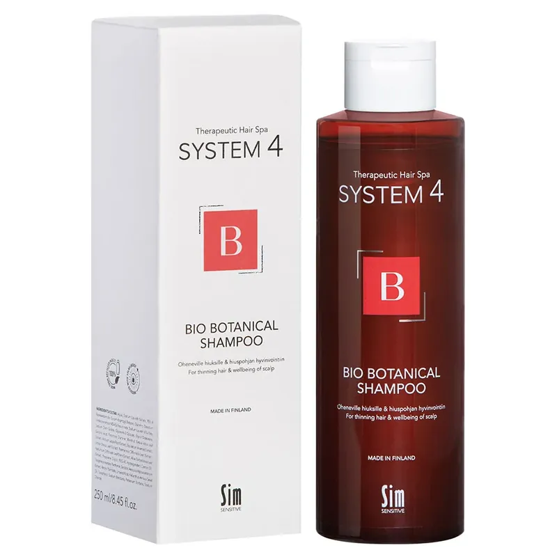 SIM SensitiveSystem 4 Bio Botanical Shampoo 250 ml Osta Verkossa