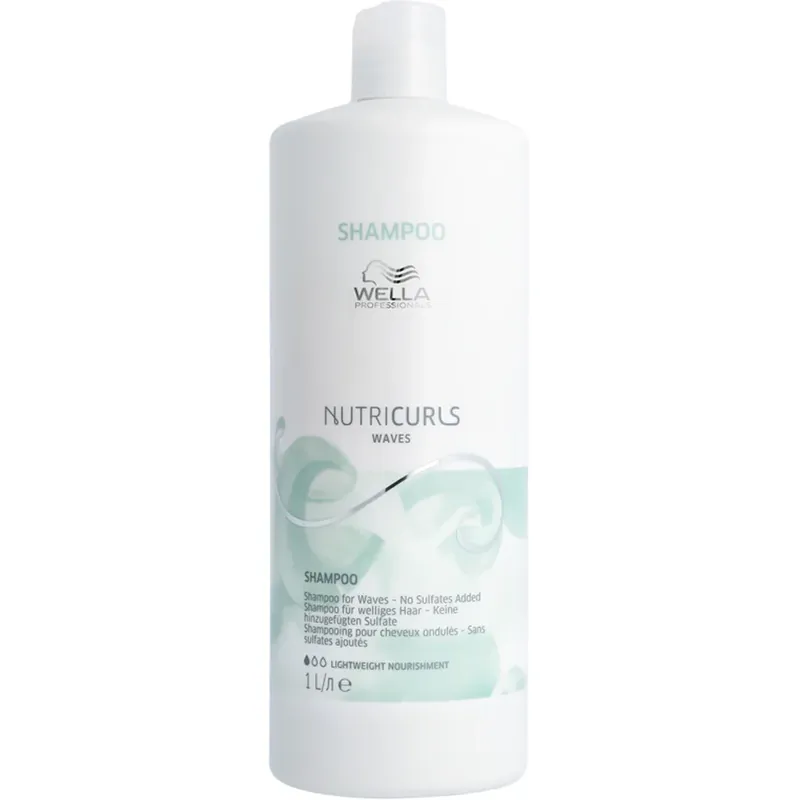 Edullinen Wella ProfessionalsNUTRICURLSShampoo for Waves 1000 ml