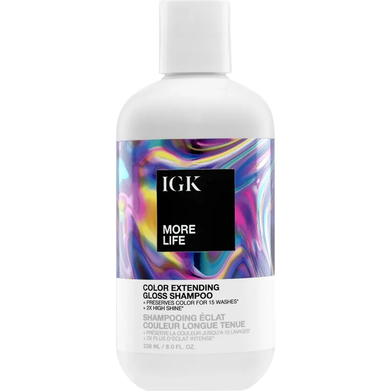Päivän Tarjous IGKMore Life Color Extending Gloss Shampoo 236 ml