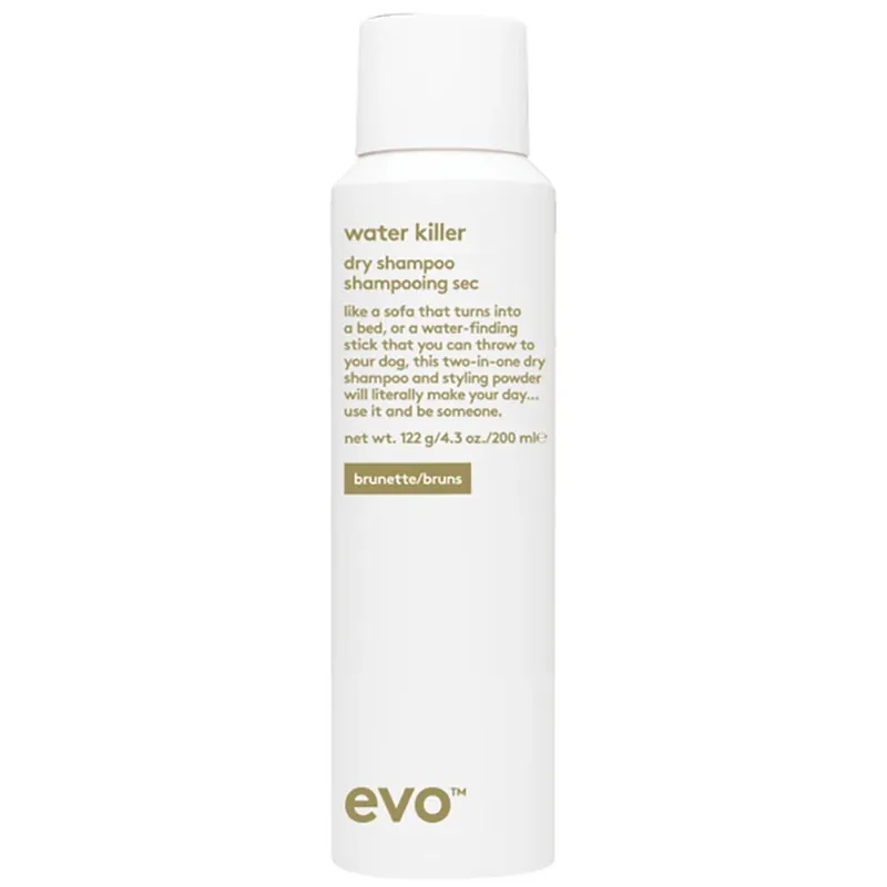 EvoWater Killer Dry Shampoo Brunette 200 ml Kampanjahinta