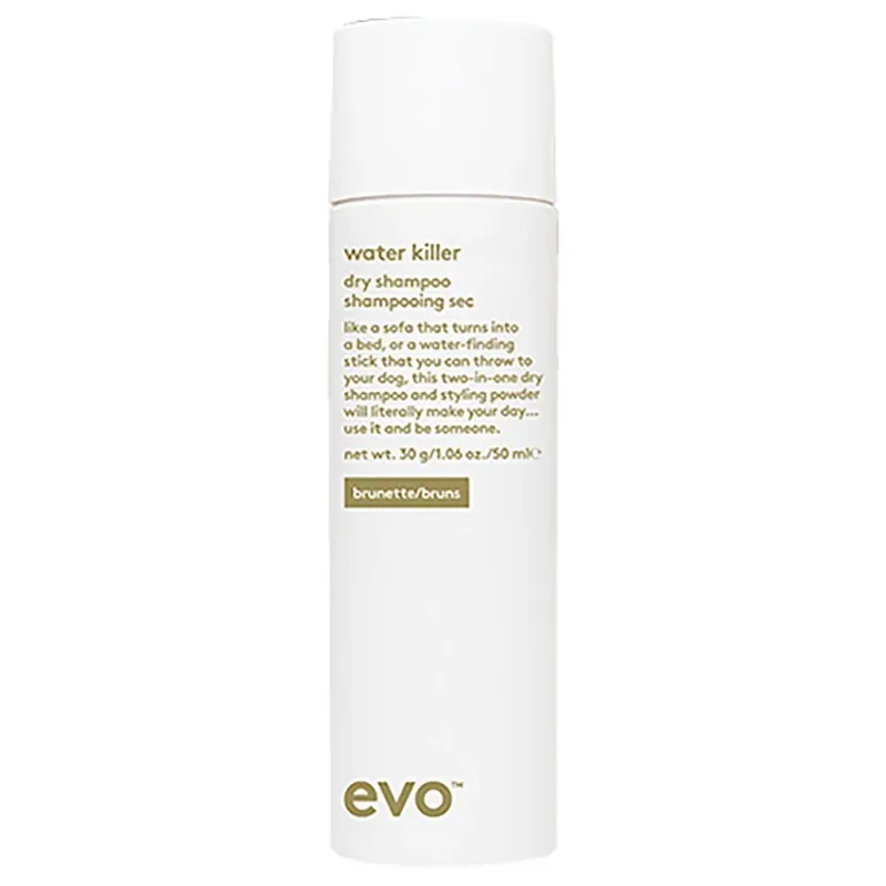 Alkuperäinen EvoWater Killer Dry Shampoo Brunette 50 ml