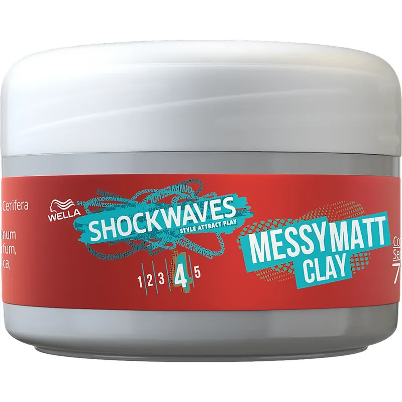 Wella StylingWella Shockwaves Ultra Effective Go Mate Clay Wax 75 ml Löytö