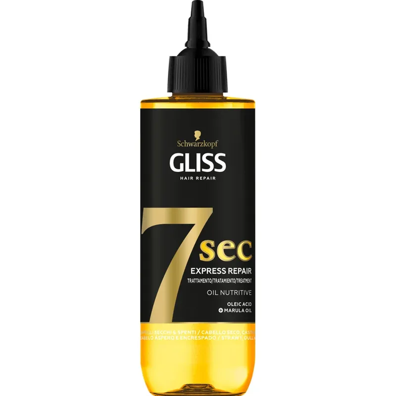 Alennettu SchwarzkopfGliss Oil Nutritive 7 sec 200 ml