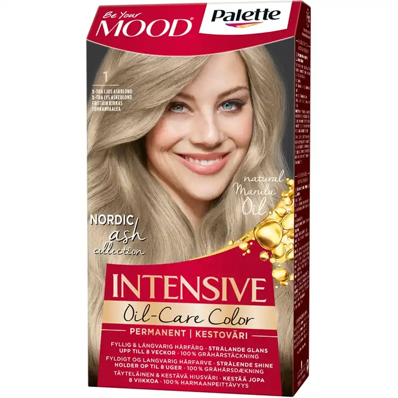 PALETTEMood1 X-tra Ljus Askblond 115 ml Lähetetään Heti