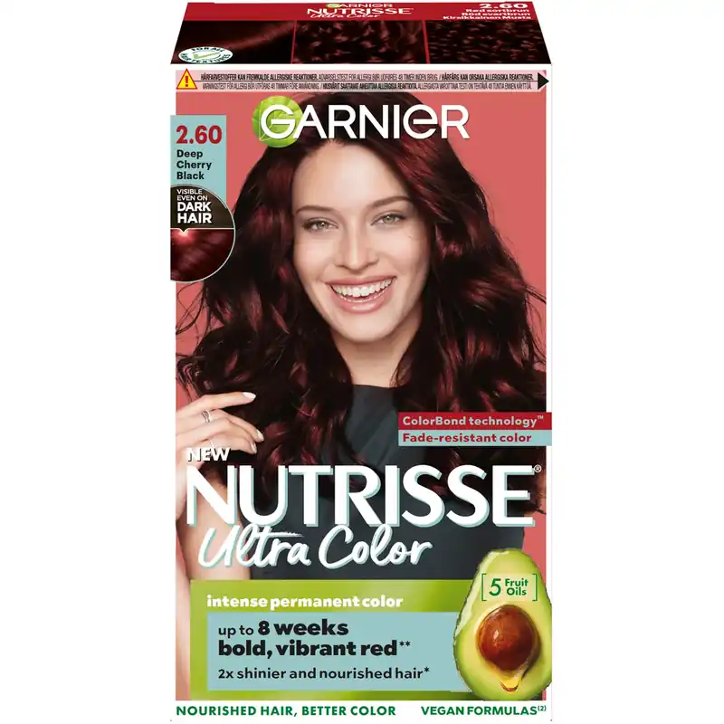 Tukkuhinta GarnierNutrisseUltra Color Deep Cherry Black 1 pcs