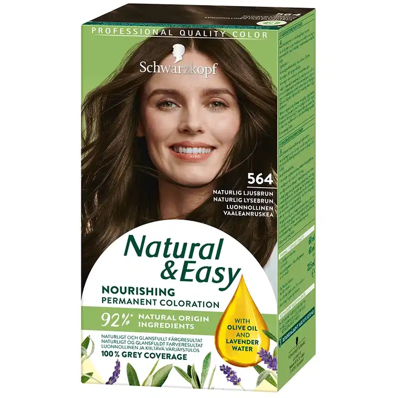 Paras Hinta SchwarzkopfNatural & Easy564 Naturlig ljusbrun 1 pcs
