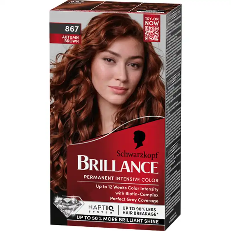 SchwarzkopfBrillance Permanent Intensive Color867 Autumn Brown 1 pcs Suosittu