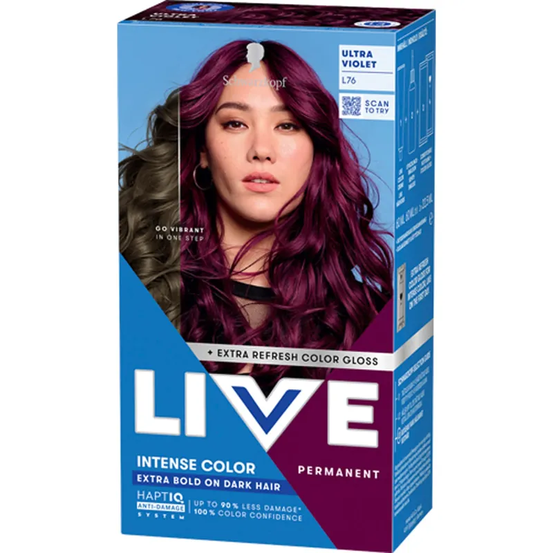 Tarjoushinta SchwarzkopfLive Intense ColorL76 Ultra Violet 1 pcs