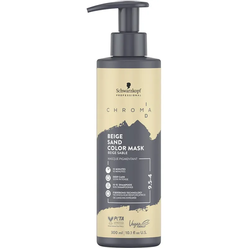 Schwarzkopf ProfessionalChroma ID Bonding Color MaskBeige Sand 9.5-4 300 ml Poisto