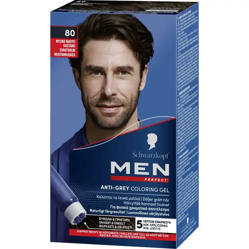 Suosittu SchwarzkopfMen Perfect80 1 pcs