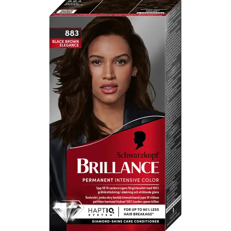 SchwarzkopfBrillance Intensive Color Creme883 Magic Black Brown 1 pcs Kuuma Tarjous