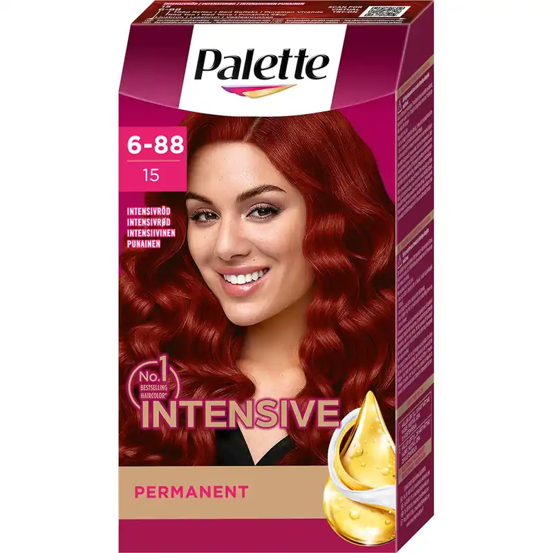 PALETTEHair ColourNo. 15 Intense Red 1 pcs Flash-Tarjous