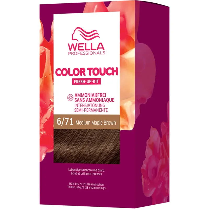 Wella ProfessionalsColor Touch Deep BrownsMedium Maple Brown 6/71 130 ml Vain Rajoitetun Ajan