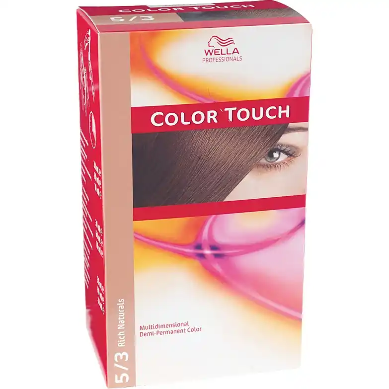 Wella ProfessionalsColor Touch Rich NaturalsGolden Brown 5/3 Ilmainen Palautus