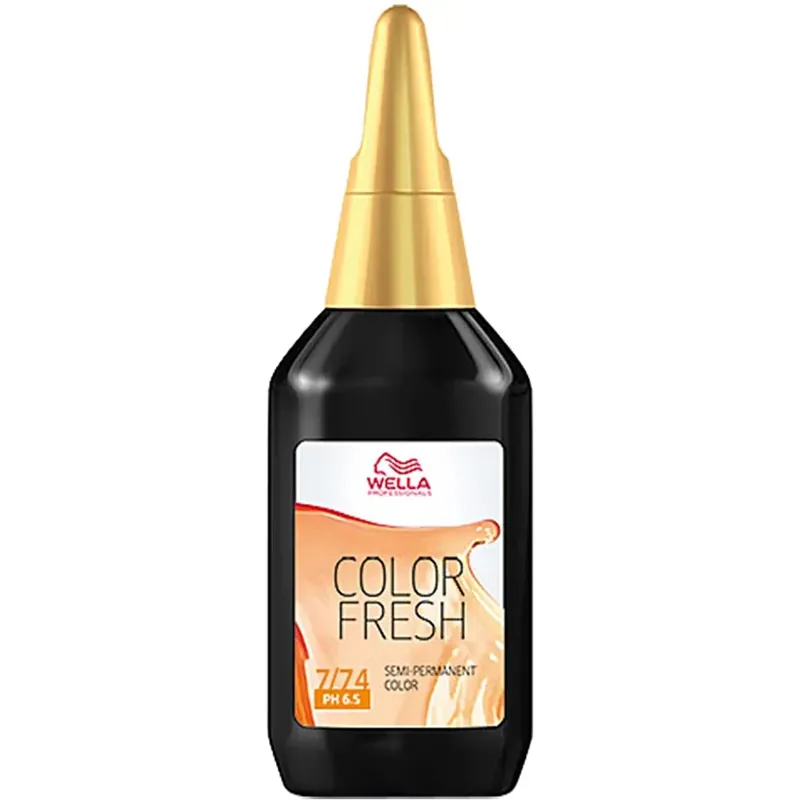 Edullinen Hinta Wella ProfessionalsColor Fresh7/74 Medium Brunette Red Blonde 75 ml