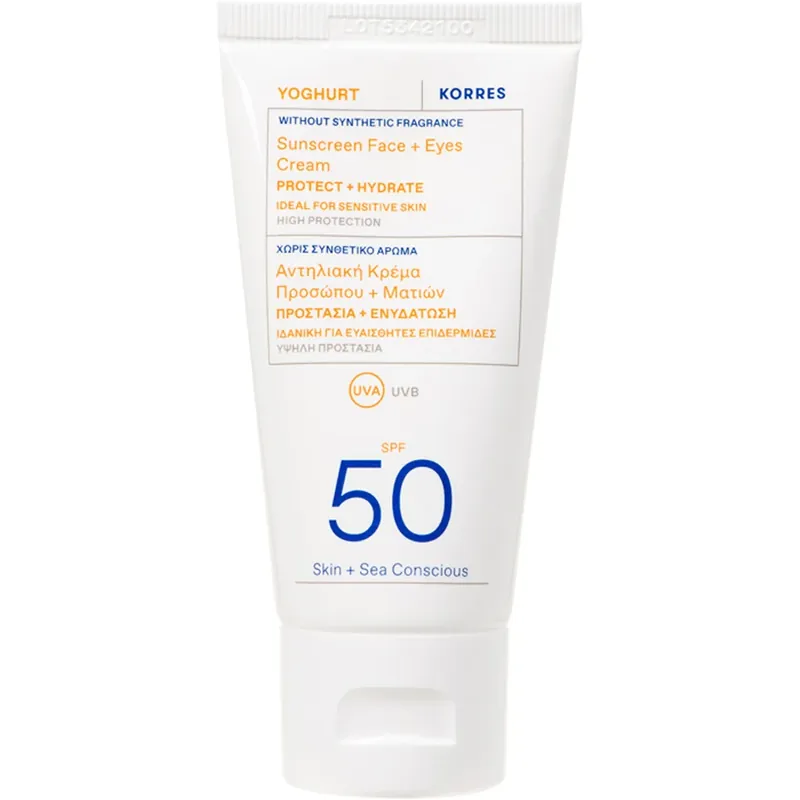 KORRESYoghurt Face + Eyes Sunscreen SPF50 50 ml Älä Missaa
