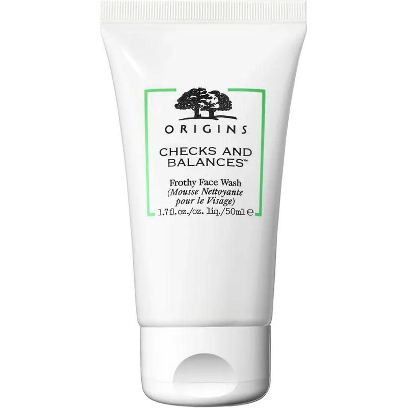Kausialennus OriginsChecks And Balances Frothy Face Wash Travel Size Cleanser 50 ml