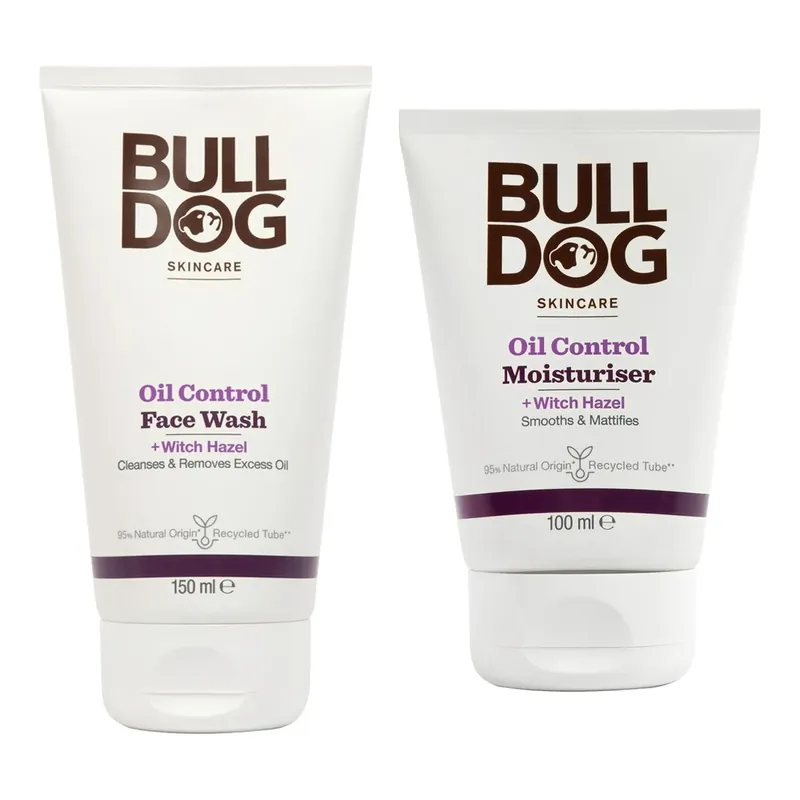 BulldogClear Skin EssentialsFace Wash 150 ml & Moisturiser 100 ml 250 ml Suoraan Valmistajalta