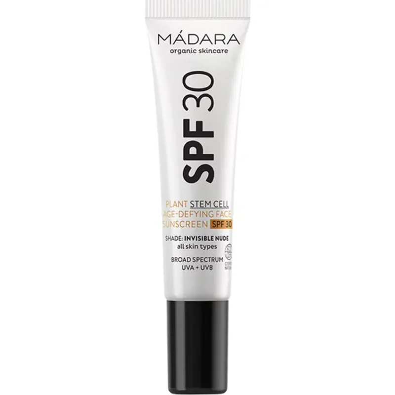 MÁDARAPlant Stem Cell Age-defying Face Sunscreen SPF30 10 ml Tilaa Heti