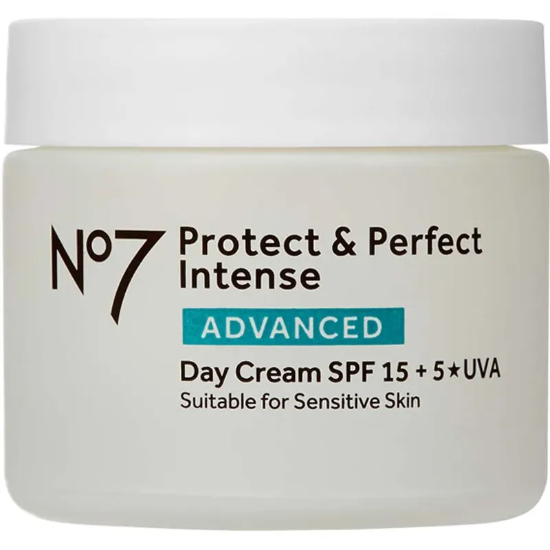 Uusi Kokoelma No7Protect & Perfect Intense Advanced Day Cream SPF15Suitable For Sensitive Skin SPF15 50 ml