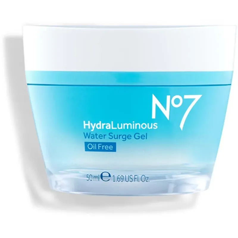 No7Hydraluminous Water Surge Gel for Hydration, GlowingWater Surge Gel for Hydrated and Glowing Skin 50 ml Alkuperäinen
