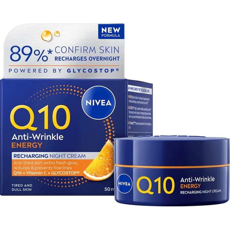 Paras Hinta NIVEAQ10 Energy Recharging Night Cream 50 ml