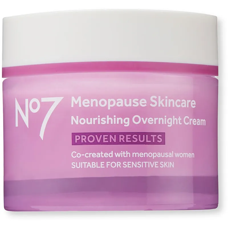 No7Menopause Skincare Nourishing Overnight Cream 50 ml Korkea Laatu