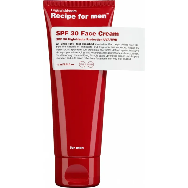 Recipe for menSPF30 Face Cream 75 ml Tarjous