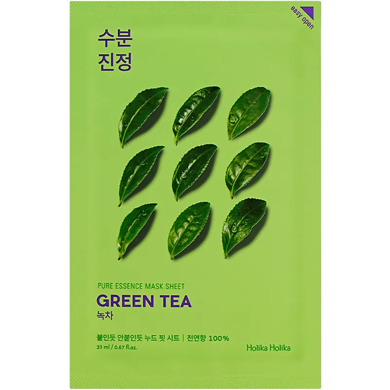 Rajoitettu Tarjous Holika HolikaPure Essence Sheet MaskGreen Tea 20 ml