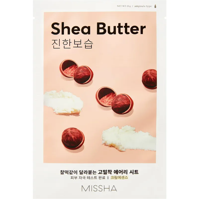 MISSHAAiry Fit Sheet Mask (Shea Butter) 19 g Nopea Toimitus