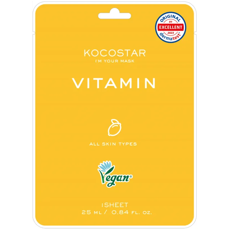 Uutuus KocostarVitamin Mask Sheet 25 ml