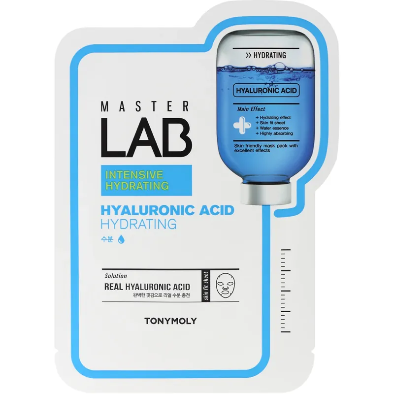 TonymolyMaster Lab Sheet Mask Hyaluronic Acid 19 g Superhinta