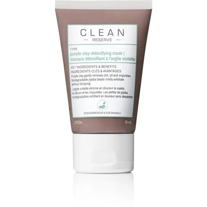 Kuuma Tarjous CleanPurple Clay Detoxifying Face Mask 59 ml