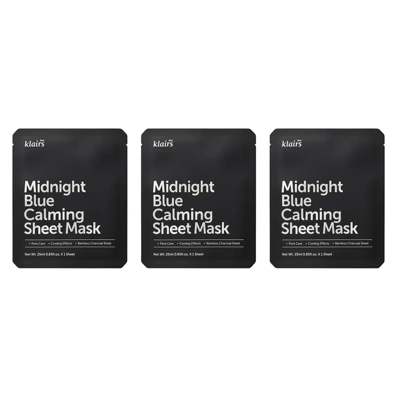 KlairsKlairs Midnight Blue Calming Sheet Mask3 pcs Lähetetään Heti