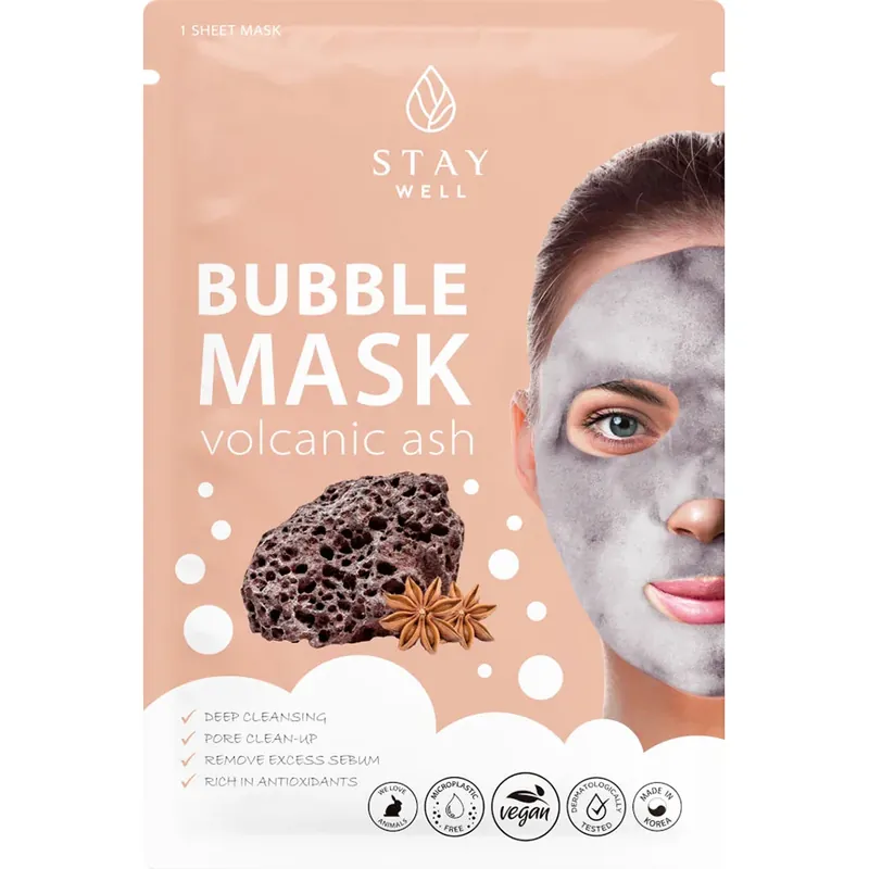 Kampanjahinta Stay WellDeep Cleansing Bubble Mask Volcanic1pcs 20 g