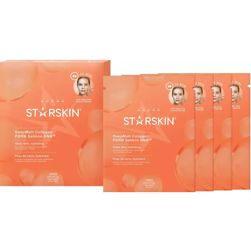 Rajoitettu Tarjous StarskinDeepMelt Collagen PDRN Sheet Mask 4 pcs