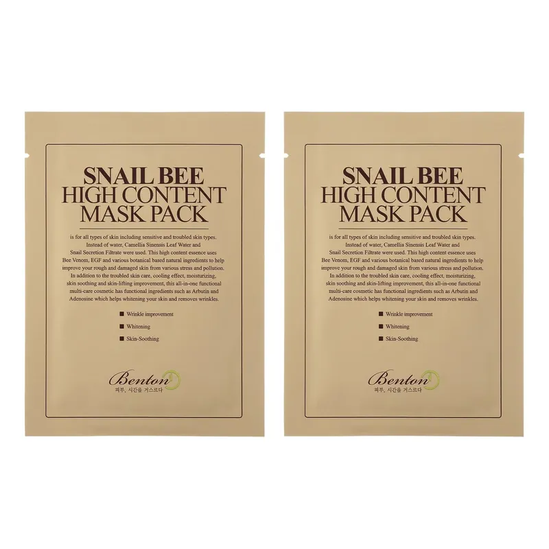 BentonSnail Bee High Content Mask Pack Duo Kampanjahinta