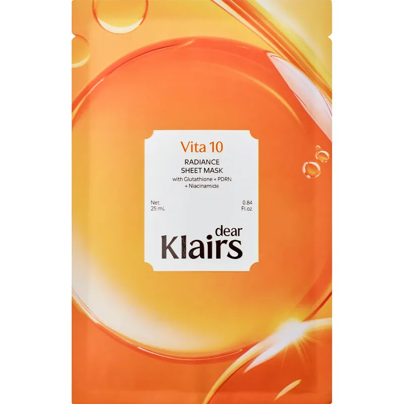 KlairsVita 10 Radiance Sheet Mask 25 ml Alennettu Hinta