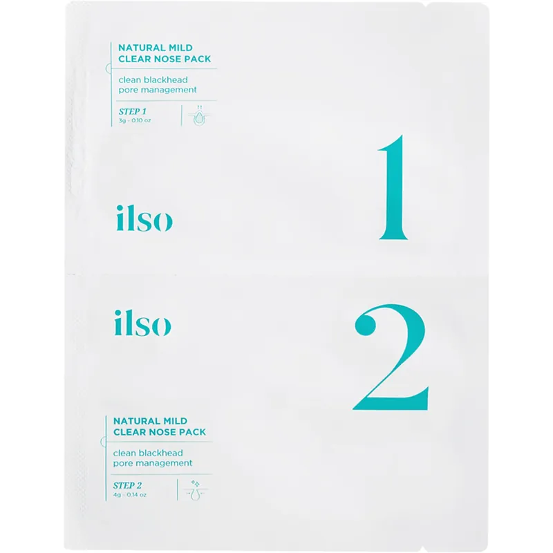 Pakollinen (Must-Have) IlsoNatural Mild Clear Nose Pack 5 pcs