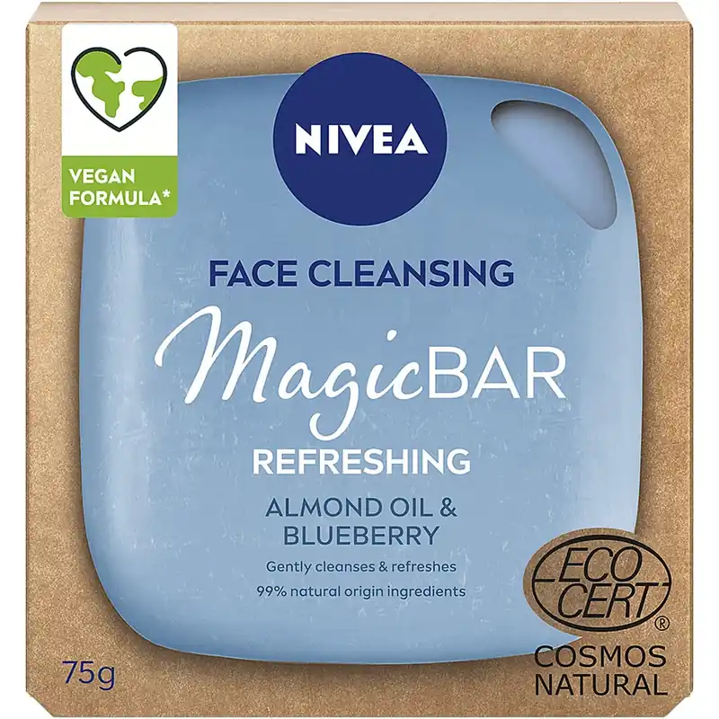 NIVEAMagicBar Refreshing Cleansing Bar 75 g Nopea Toimitus