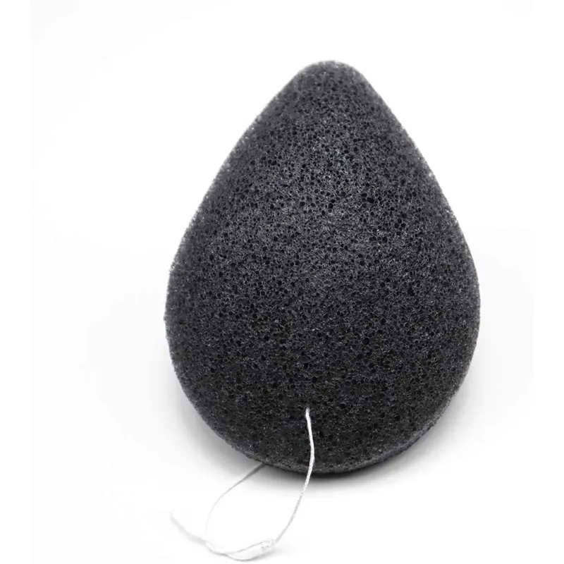 Sertifioitu PuritoBamboo Charcoal Konjac Sponge 7 g