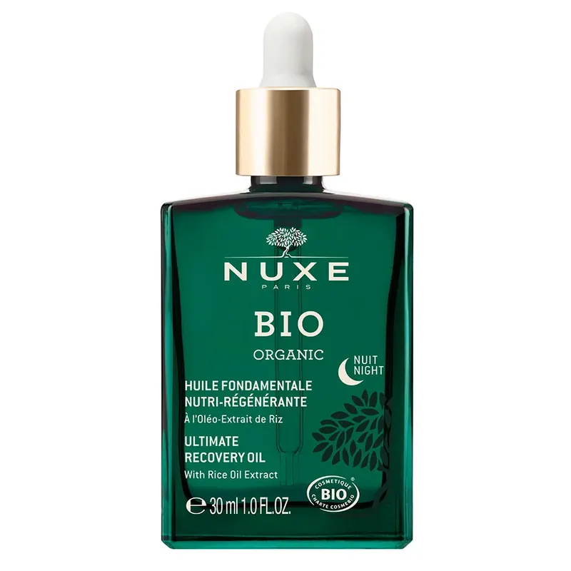NuxeBio Organic Night Ultimate Recovery Oil 30 ml Tilaa Nyt