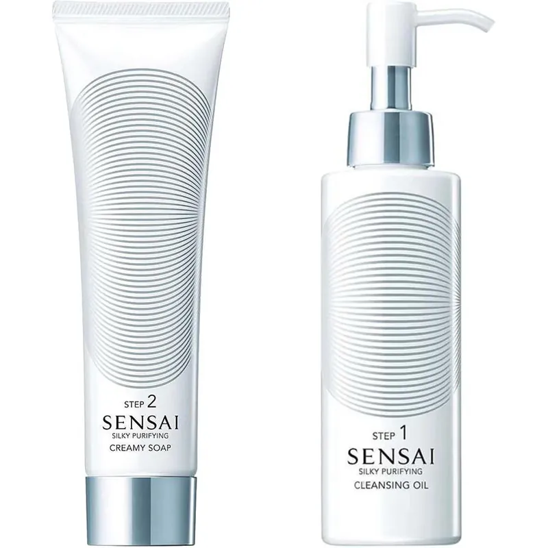 Flash-Tarjous SensaiSilky Purifying Complete Cleanse (Creamy Soap + Cleansing Oil)